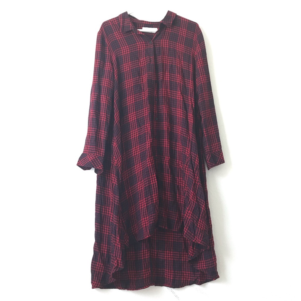 DRESS BUNDLE ✨ Button-Up Plaid Dress